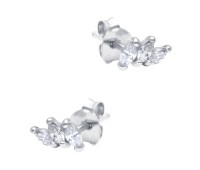 Gorgeous CZ Stone Silver Stud Earring STS-6305